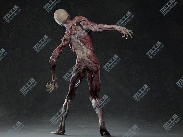 images/goods_img/20210312/Skinned Zombie 3D model/2.jpg